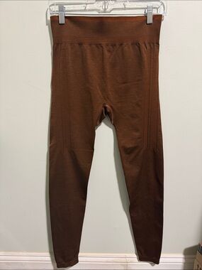 Stio Brown High-Waist Seamless Leggings